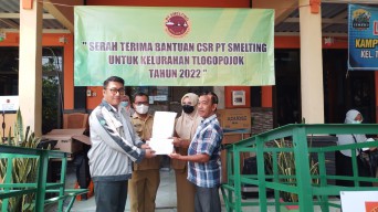 Smelting Gelontorkan CSR ke Kelurahan Tlogopojok Sesuai Kebutuhan Masyarakat
