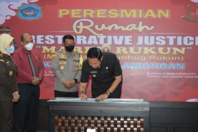 Upayakan Hukum yang Lebih Humanis, Lamongan Miliki Dua Rumah RJ