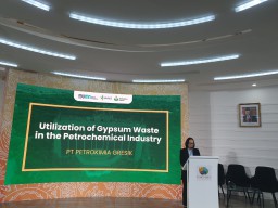 Petrokimia Gresik Berhasil Menekan Emisi Gas Rumah Kaca, Eliminir 89,15 Ton CO² dengan Pemanfaatan Gipsum