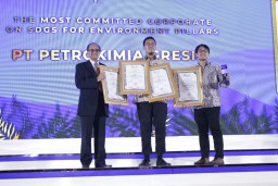 Tiga Program Pengelolaan Lingkungan Petrokimia Raih ISDA Award Kategori Platinum