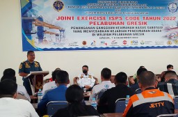 Cegah Sabotase di Pelabuhan, KSOP Gresik Gelar Joint Exercise ISPS Code 2022