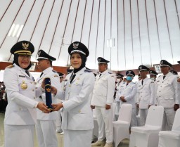 33 Kepala Desa Terpilih Dilantik di Pendopo Malowopati Bojonegoro