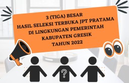 Seleksi Calon Kepala Dinas Lulus 3 Besar di Gresik, Berikut Nama-namanya