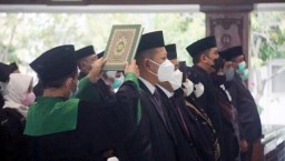 Bupati Bojonegoro Lantik 10 pejabat Administrator, 8 Pengawas dan 34 Kepala Sekolah