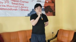 Siswa SMAM 1 Gresik Belajar Bahasa Jepang Bersama Native Speaker