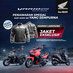 Hore, Beli Vario Sekarang Dapatkan Jaket Eksklusif