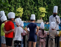Fun Cooking Kids di Santika, Mengasah Kreativitas Anak Memasak