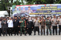 Apel Pengamanan Puncak Harlah 1 Abad NU Dijaga 4.500 Personil Gabungan