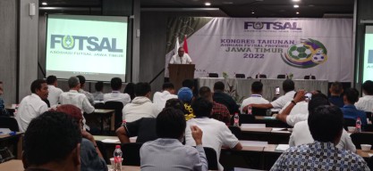 Hadapi PON 2024, AFP Jatim Percayakan Futsal Jatim ke Arief Johan dan Eko M Purbo