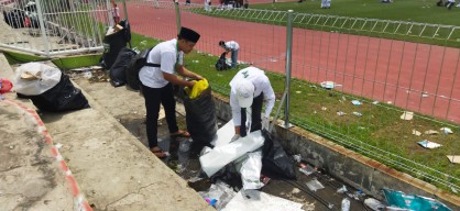 Resepsi 1 Abad NU Sukses, Sampah Beres!