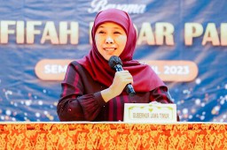Khofifah Bagikan Tips Aman Beraktifitas di Luar Rumah Saat Cuaca Panas Ekstrem