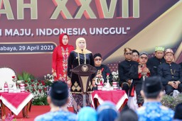 Peringati Hari Otonomi Daerah XXVII, Khofifah Ajak ASN Pemprov Jatim Lakukan Empat Hal Penting