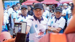 Gandeng Bank Jatim, Pemkab Lamongan Rehabilitasi Gapura Pusat Jajanan dan Permainan Anak