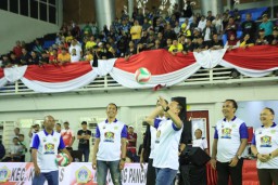 Kapolres Gresik Buka Turnamen Bola Voli Kapolres Cup 2023, Ajang Jaring Talenta Potensial
