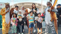 Sosialisasi Pelepasliaran Komodo di WEP Gresik, Anak-anak Antusias