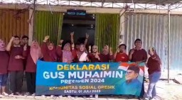 Dianggap Jadi Inspirasi Gerakan, Komunitas Sosial Gresik Dukung Gus Muhaimin Presiden 