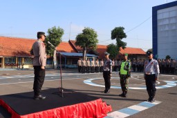 Kapolres Bojonegoro Pimpin Apel Gelar Pasukan Patuh Semeru Tahun 2023