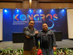 Wahyu Dhyatmika dan Maryadi Duet Ketum - Sekjen AMSI Terpilih Periode 2023-2027 Pada Kongres III Bandung