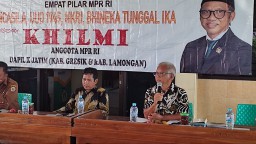 Sosialisasi Empat Pilar Berbangsa dan Bernegara, Anggota MPR-DPR RI Khilmi Tekankan Kerukunan