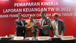 Penyaluran Kredit Bank Jatim Mampu Tumbuh 12,61 Persen di Triwulan III 2023