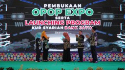 OPOP Expo 2023 Dibuka, Bank Jatim Launching KUR Syariah