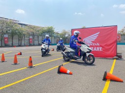 Wujudkan Budaya Berkendara Cari Aman, MPM Honda Jatim Gelar Cari Aman Skill Competition 2023