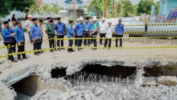 Progres Penanganan Banjir Bengawan Jero di Lamongan Capai 50 Persen