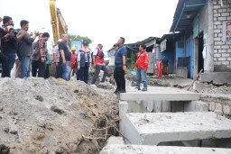 Sudah Mencapai 64,80%, Proyek Drainase Benjeng-Balongpanggang Jadi Ikhtiar Bupati Gresik Dalam Menangani Banjir