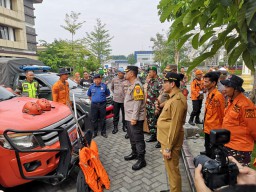 Waspada Curah Hujan Tinggi, Wabup Subandi Pimpin Apel Siaga Antisipasi Bencana Hidrometeorologi 