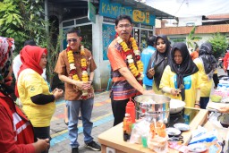 Warga Genteng Sayangan Surabaya Sangat Antusias Untuk Menjadi Juara Kampung PLN Mobile