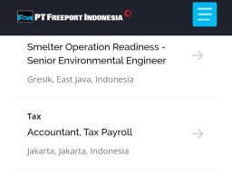 Ada Lowongan Akuntan Tax Payroll di PT Freeport Indonesia, Lulusan Ekonomi Buruan