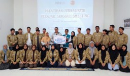 Program Pelajar Tangguh Smelting Dilanjutkan Tahun Ini, 25 Anak Dapat Beasiswa Rp313 juta