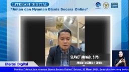 Komisi I DPR Ajak Wujudkan Bisnis Online Yang Aman dan Nyaman