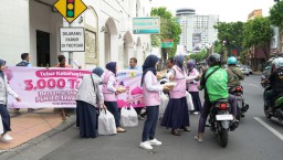 Tebar kebahagiaan di Bulan Berkah bersama Srikandi dan YBM PLN UP3 Surabaya Utara