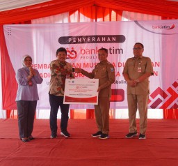 Bank Jatim Dukung Pembangunan Mushola di Kawasan Gelora Merdeka Kraksaan Kabupaten Probolinggo