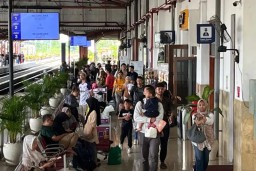 15.054 Pemudik Padati Stasiun Daop 7 pada Perayaan Idul Fitri