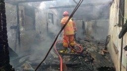 Kebakaran Lagi di Gresik, Rumah Kakek 70 Tahun Jadi Arang