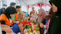Kendalikan Inflasi Menjelang Idul Fitri, Pemkab Gresik Gelar Gerakan Pangan Murah.