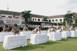 Segarkan Institusi, Ini Daftar Mutasi Pejabat Utama dan Kapolsek Wilayah Polres Jombang