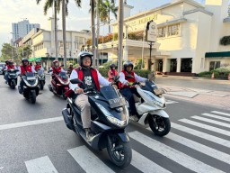 MPM Honda Jatim Ajak Media dan Blogger City Rolling to Honda Premium Matic Day