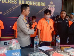 Polres Bojonegoro Amankan Pelaku Pencurian Satu Ekor Sapi dan Lima Ekor Kambing di Bojonegoro