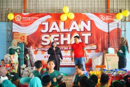 Puncak HUT ke 79 RI di Tanggulrejo, Cabup Syahrul Munir Ajak Pemuda Lebih Kreatif