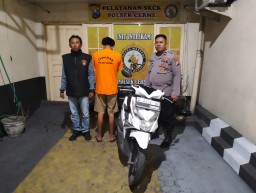 Pemuda di Gresik Ini Diduga Tega Curi Motor dan HP Milik Teman Kerja