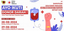 Smelting Gelar Donor Darah Dua Hari, Ada Souvernir Menarik Bagi 100 Pendonor Pertama