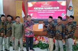 Dua Paslon Ditetapkan KPU Jombang, Mundjidah-Sumrambah dan Warsubi-Salman Bertarung di Pilkada 2024