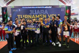 Disaksikan Presiden ke-6 Indonesia dan Menteri AHY, Juara Voli Menteri ATR/Kepala BPN Cup 2024 Diraih oleh Kanwil BPN Provinsi Jawa Timur