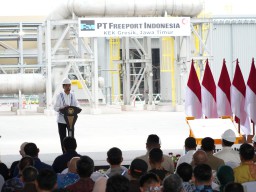 Produksi Smelter Freeport Indonesia di Manyar Gresik Diresmikan Presiden Joko Widodo, Kini Jadi Produsen Tembaga Terintegrasi Hulu-Hilir