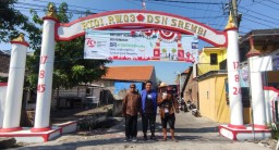 Warga Kembangan Antusia Ikuti Lomba Bersih Desa yang digelar BRI Gresik