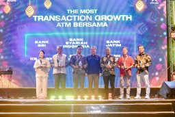 ATM Bersama Award 2024: Bank Jatim Dinobatkan Sebagai The Most Transaction Growth