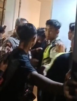 Polsek Driyorejo Tangkap Pelaku Curanmor Usai Bonyok Dihajar Warga